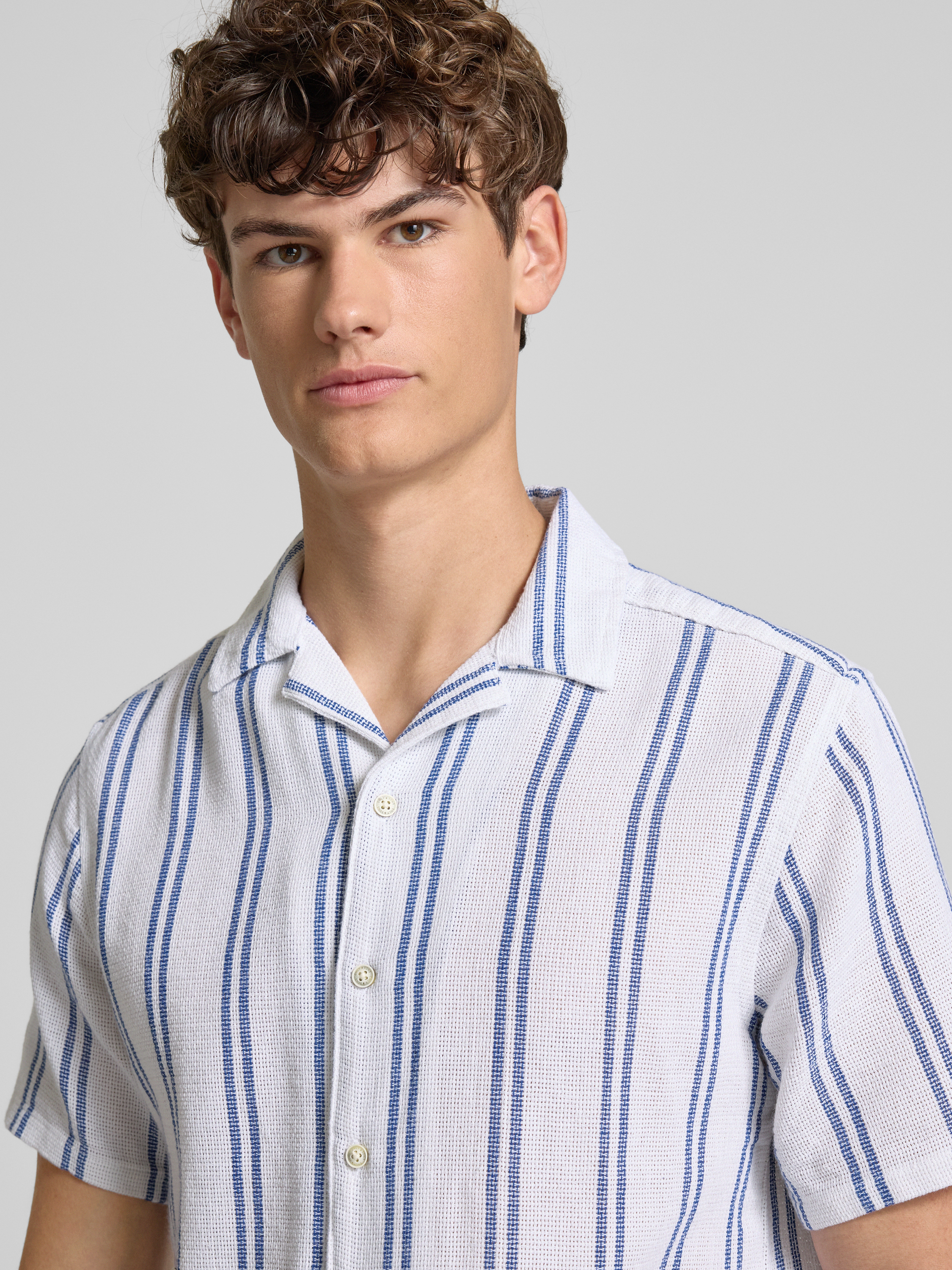 Only & Sons Regular fit vrijetijdsoverhemd met reverskraag model 'TREV'