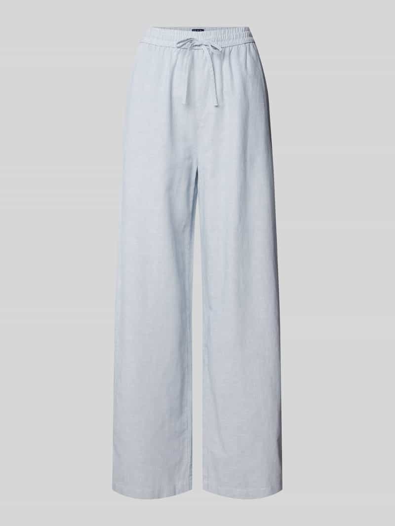 TOMMY JEANS Geweven broek TJW LINEN PANT met geborduurd logo
