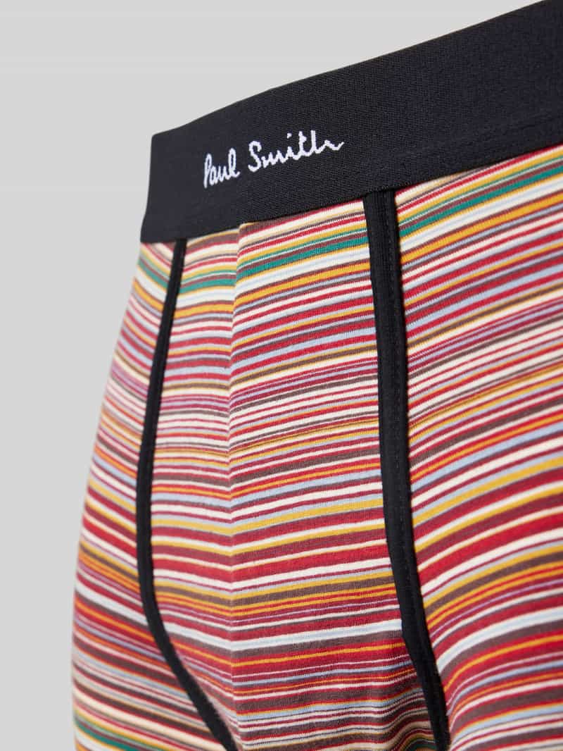 Paul Smith Boxershort met elastische band met logo in een set van 3 stuks
