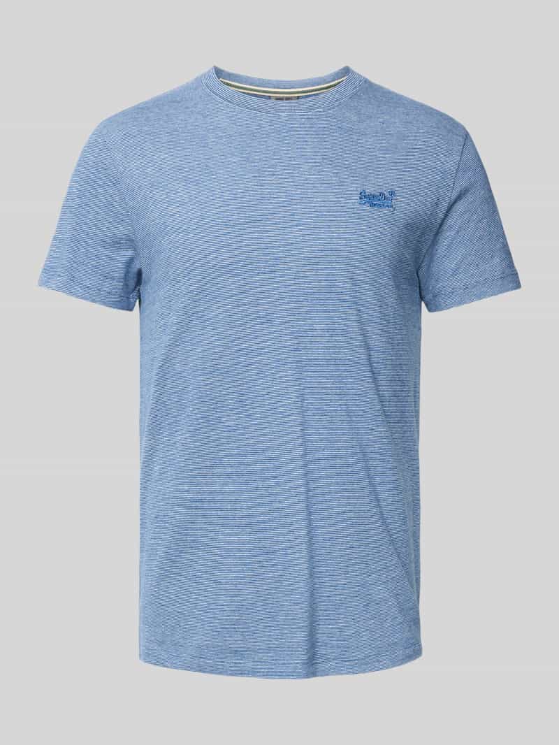 Superdry T-shirt met labelstitching