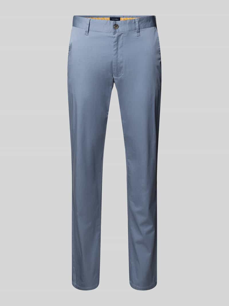 Christian Berg Men Regular fit chino met steekzakken
