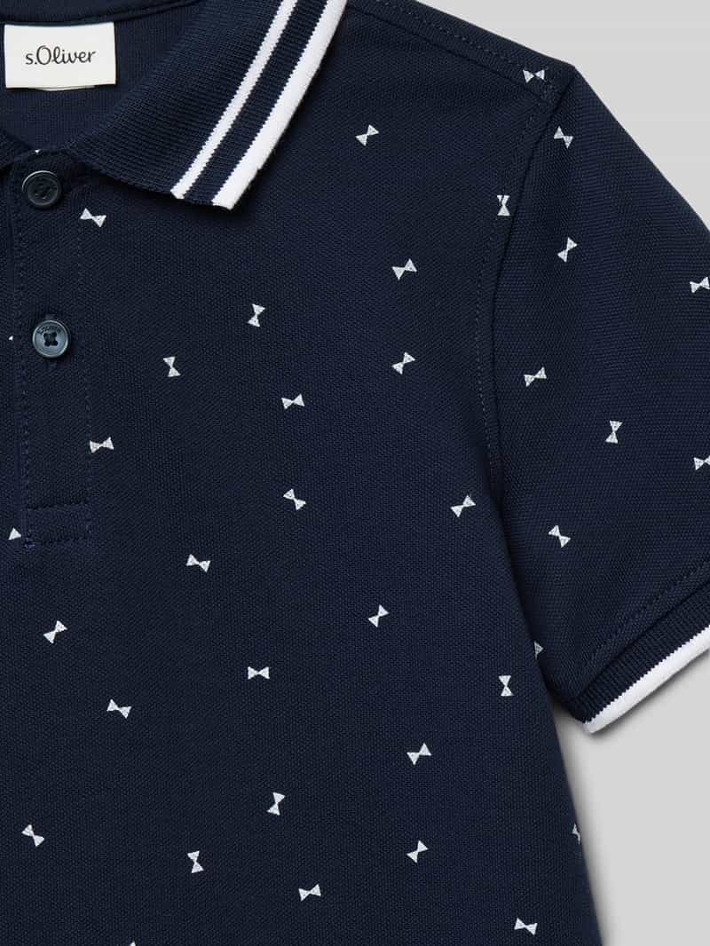 s.Oliver RED LABEL Regular fit poloshirt van puur katoen met contrastdetails
