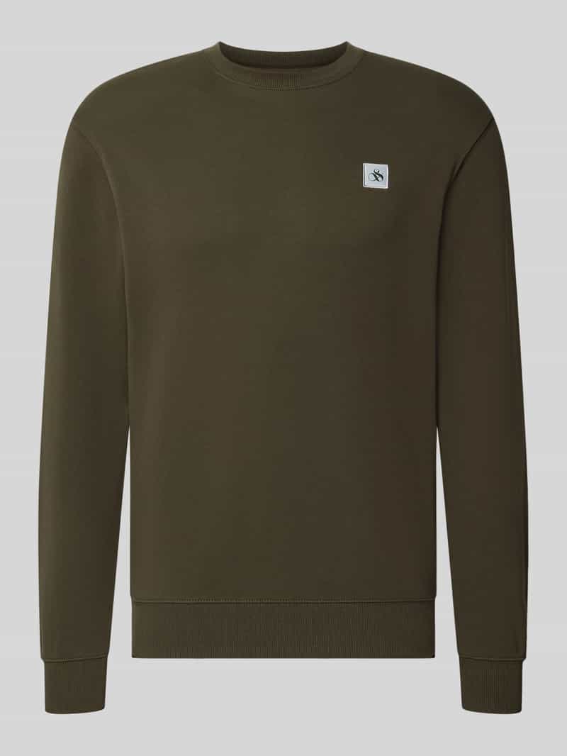 Sweatshirt met labelpatch