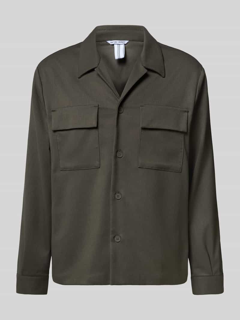 Antony Morato Regular fit overhemdjack met reverskraag