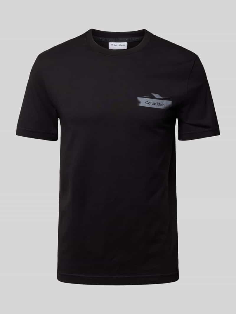 CK Calvin Klein T-shirt met labelprint