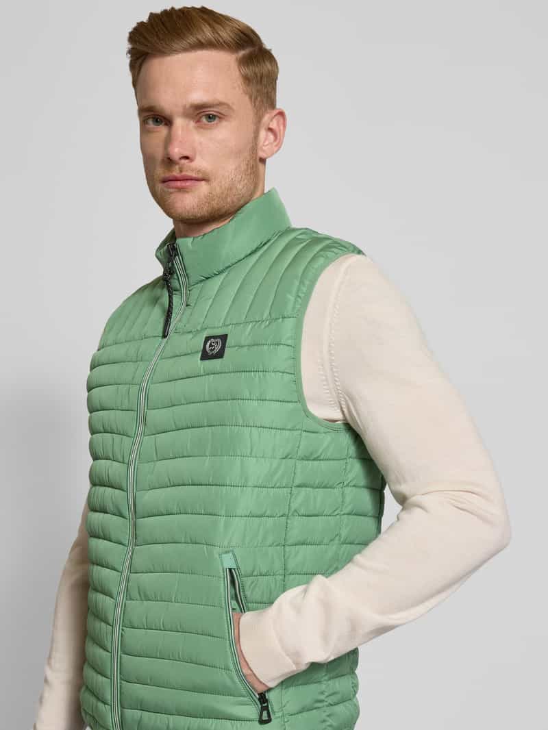 Lerros Bodywarmer met labeldetail