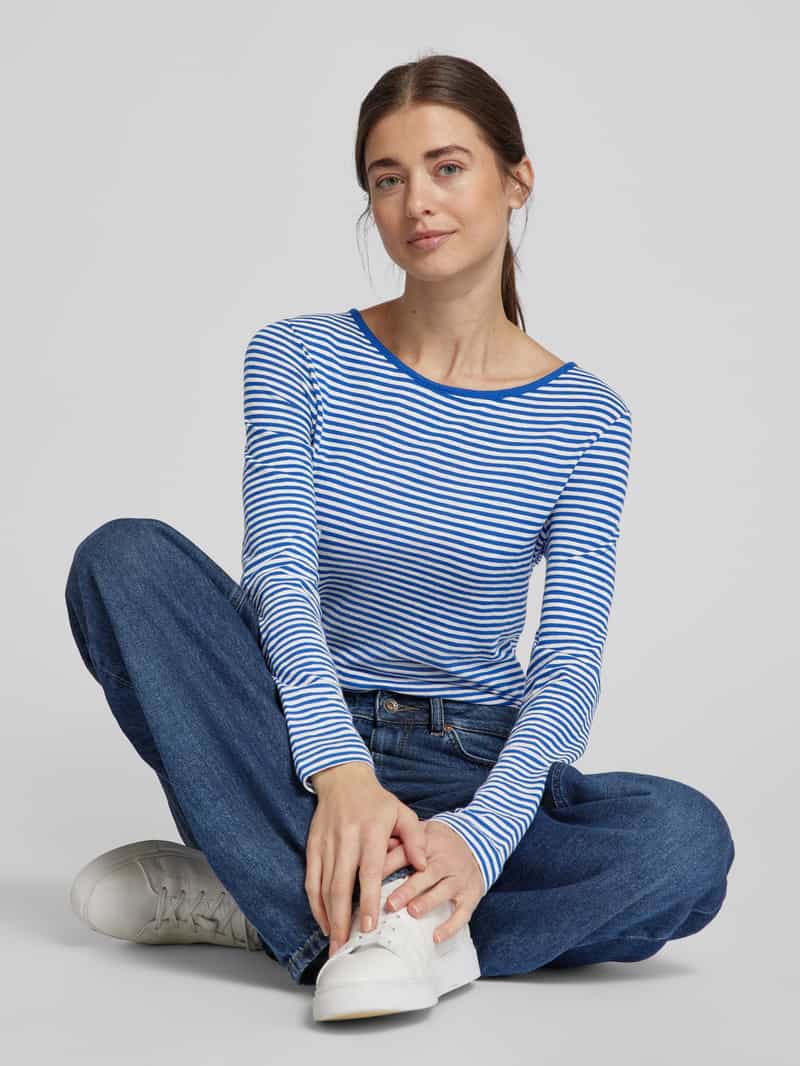 Marc O'Polo Regular fit shirt met lange mouwen van puur katoen met streepmotief