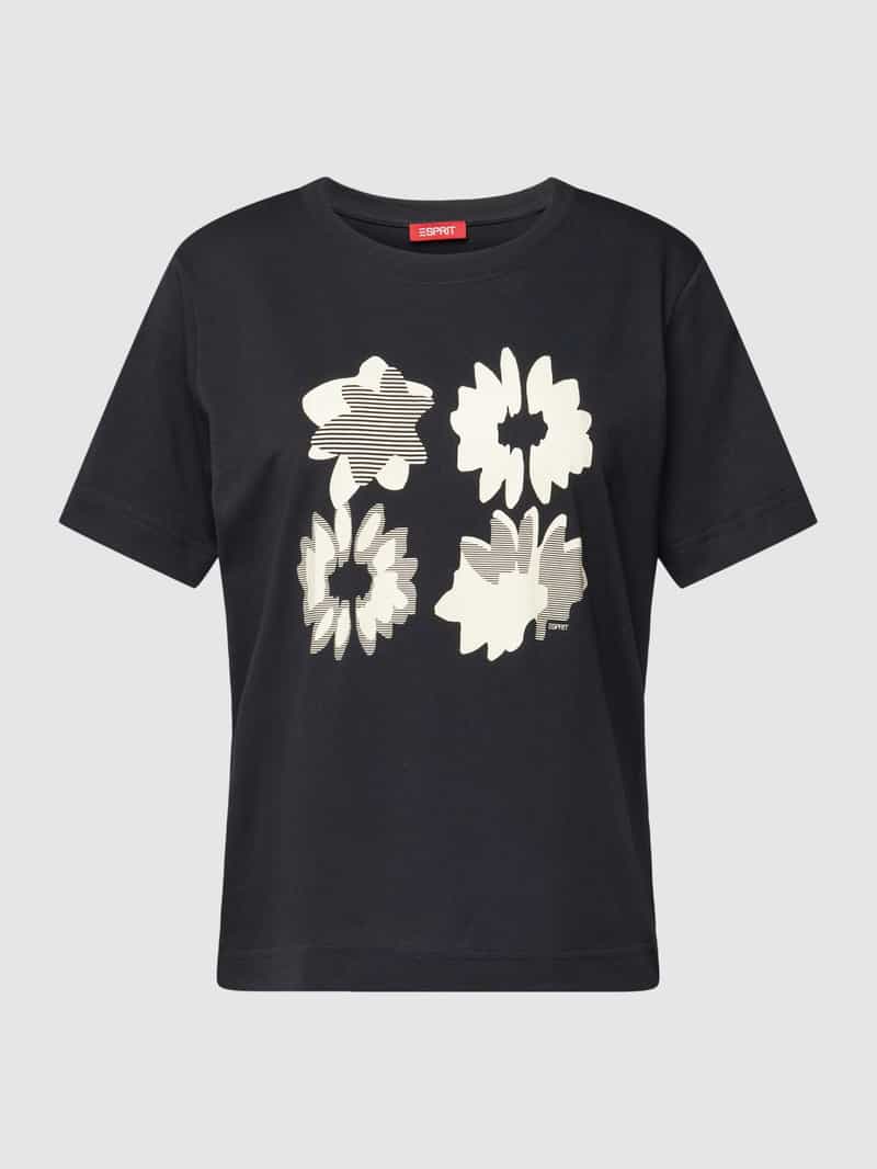 Esprit T-shirt met bloemenprint
