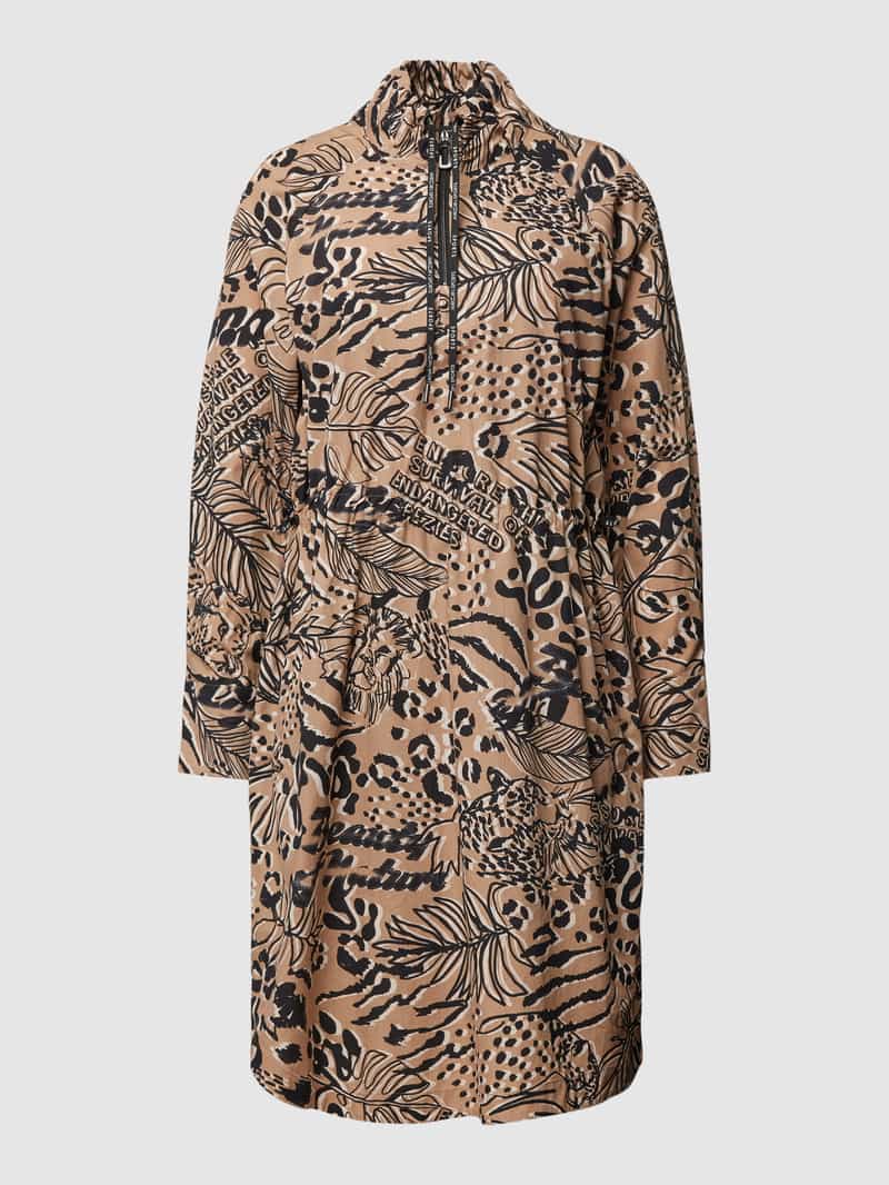 Marc Cain Knielange jurk met dierenprint