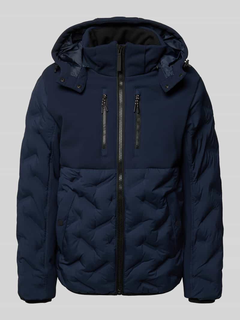 Tom Tailor Regular fit bodywarmer met afneembare capuchon