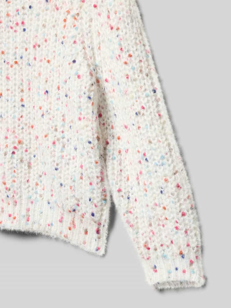 Only Regular fit gebreide pullover met all-over motief model 'LUDI'