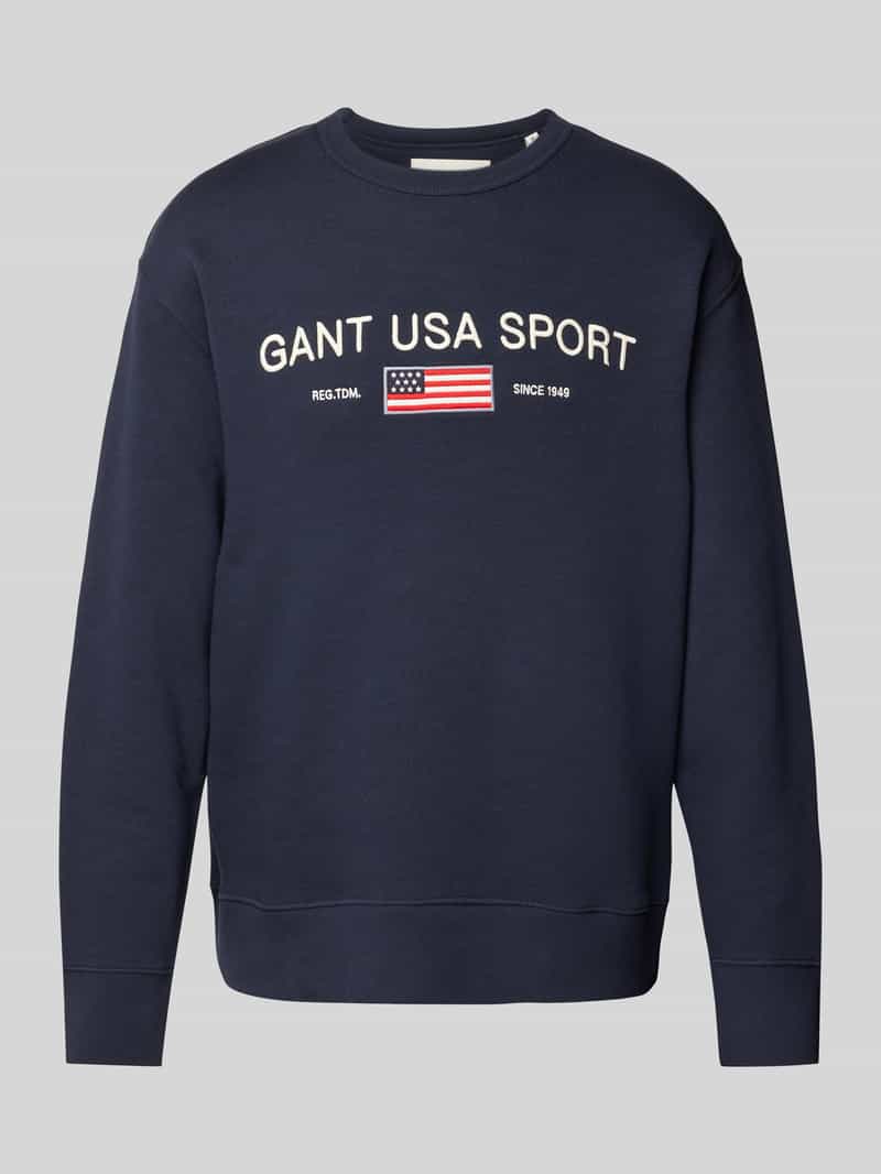 Gant Sweatshirt met labelstitching