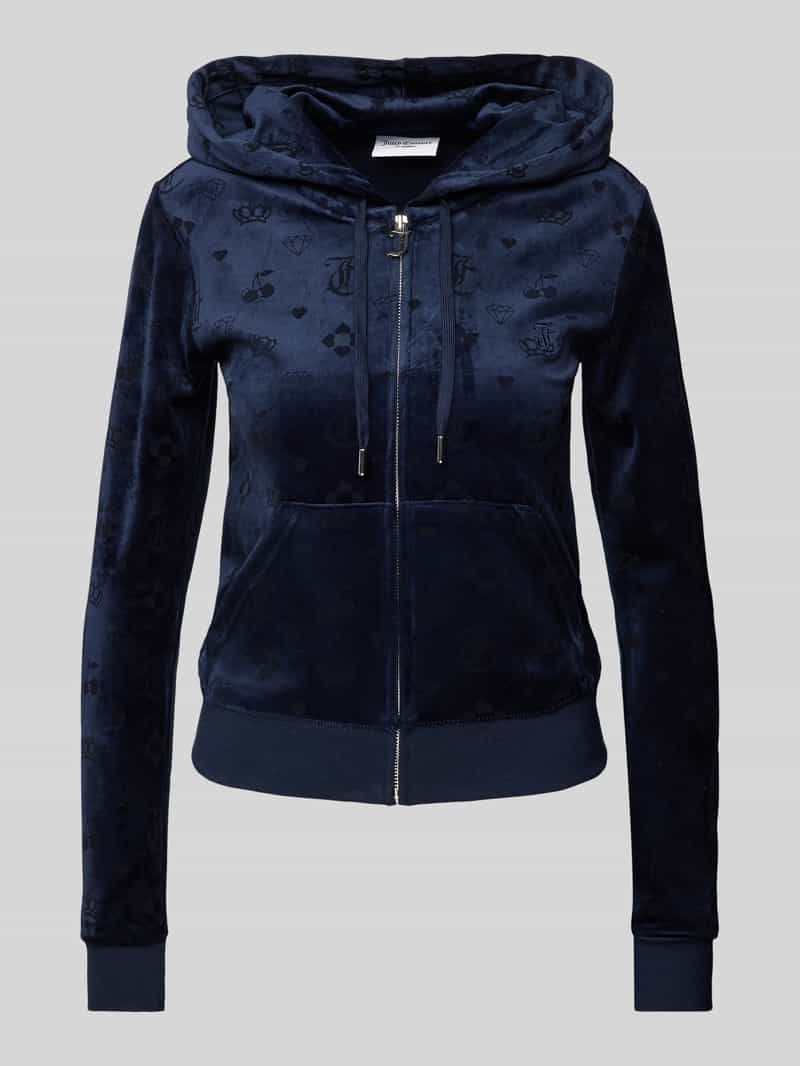 Juicy Couture Sweatjack met capuchon model 'MADISON'