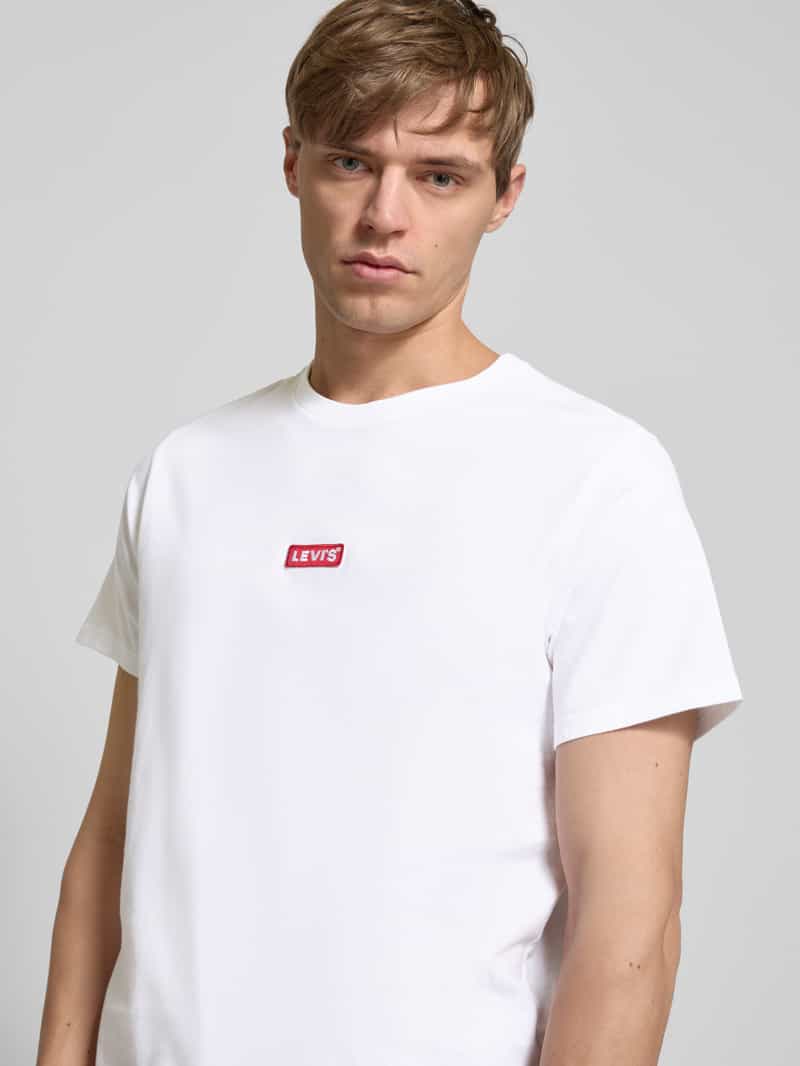 Levi's Relaxed fit T-shirt met labelpatch model 'BABY TAB'