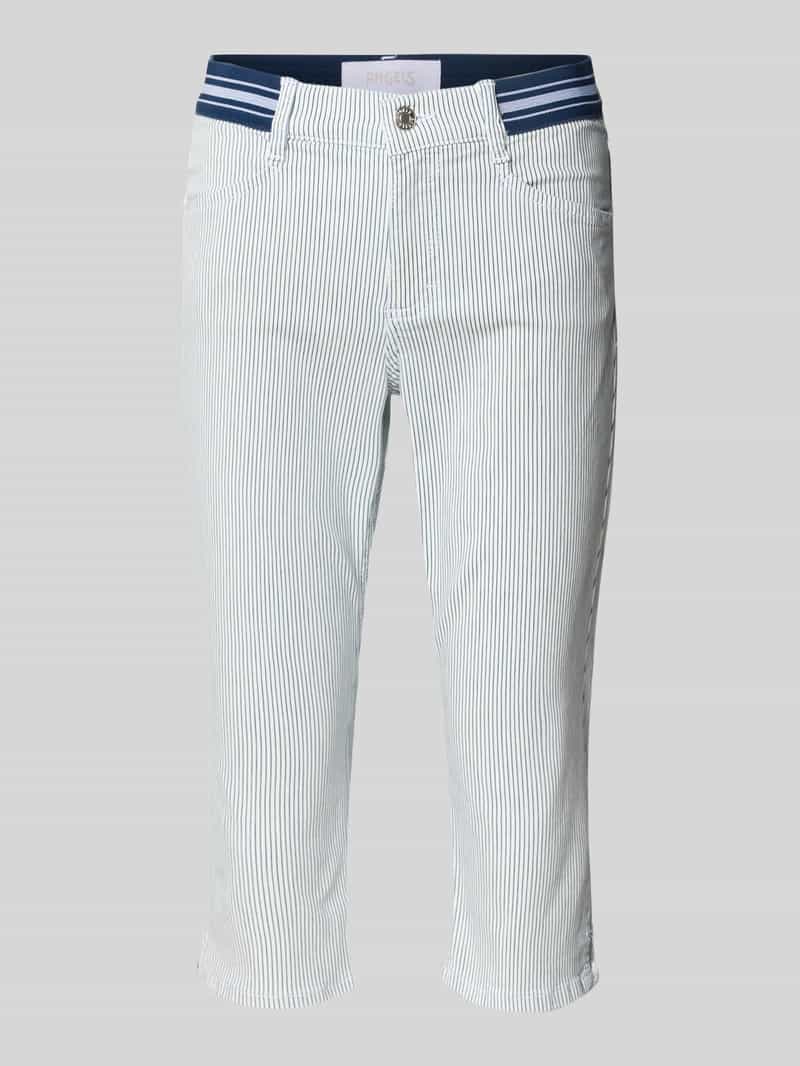 Angels Slim fit capribroek met elastische band model 'Ana'