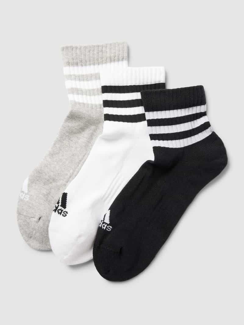 Adidas Performance Sportsokken 3 STRIPES CUSHIONED SPORTSWEAR MIDCUT SOKKEN, 3 PAAR (3 paar)