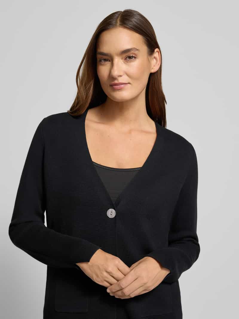 Christian Berg Woman Loose fit gebreid jack met V-hals