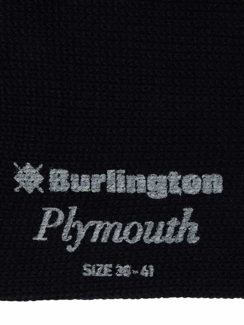 Burlington Sokken met labeldetail model 'PLYMOUTH'