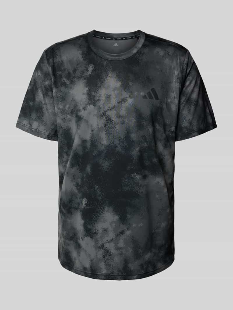 adidas Training Regular fit T-shirt met logo en ronde hals
