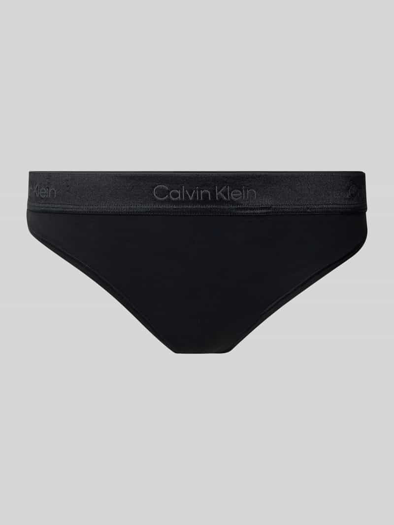 Calvin Klein Underwear String met elastische band en labeldetails