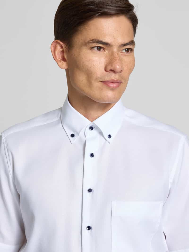 Eterna Comfort fit zakelijk overhemd met button-downkraag
