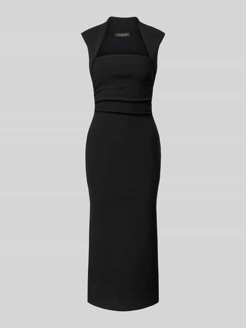 Midi-jurk met carré-hals model 'Rose Bodycon'