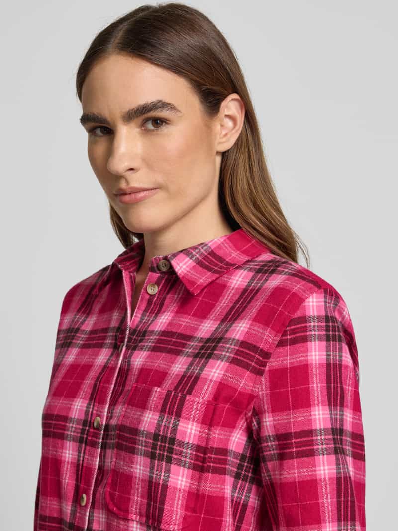 Christian Berg Woman Relaxed fit overhemdblouse met borstzak