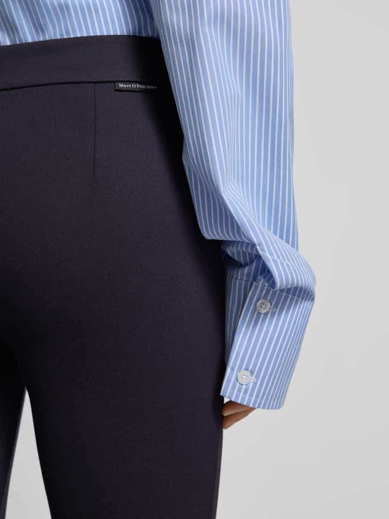 Marc O'Polo DENIM Flared stoffen broek met Franse steekzakken