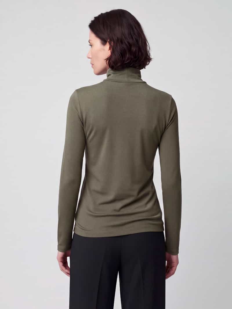 S.Oliver Pullover met col jersey kwaliteit donkergroen, foto 2