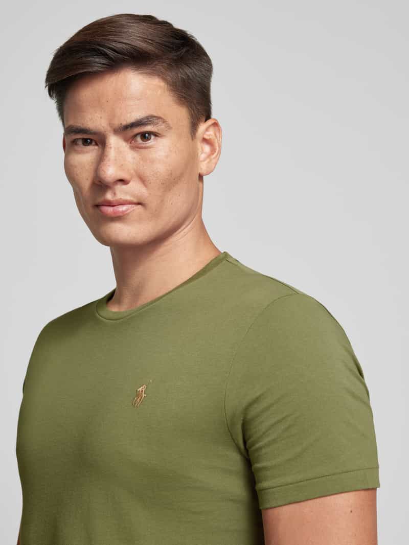 Polo Ralph Lauren Custom slim fit T-shirt met ronde hals