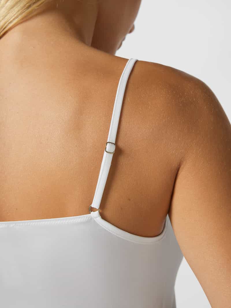 Hanro Onderjurk van satijn model 'Satin Deluxe'