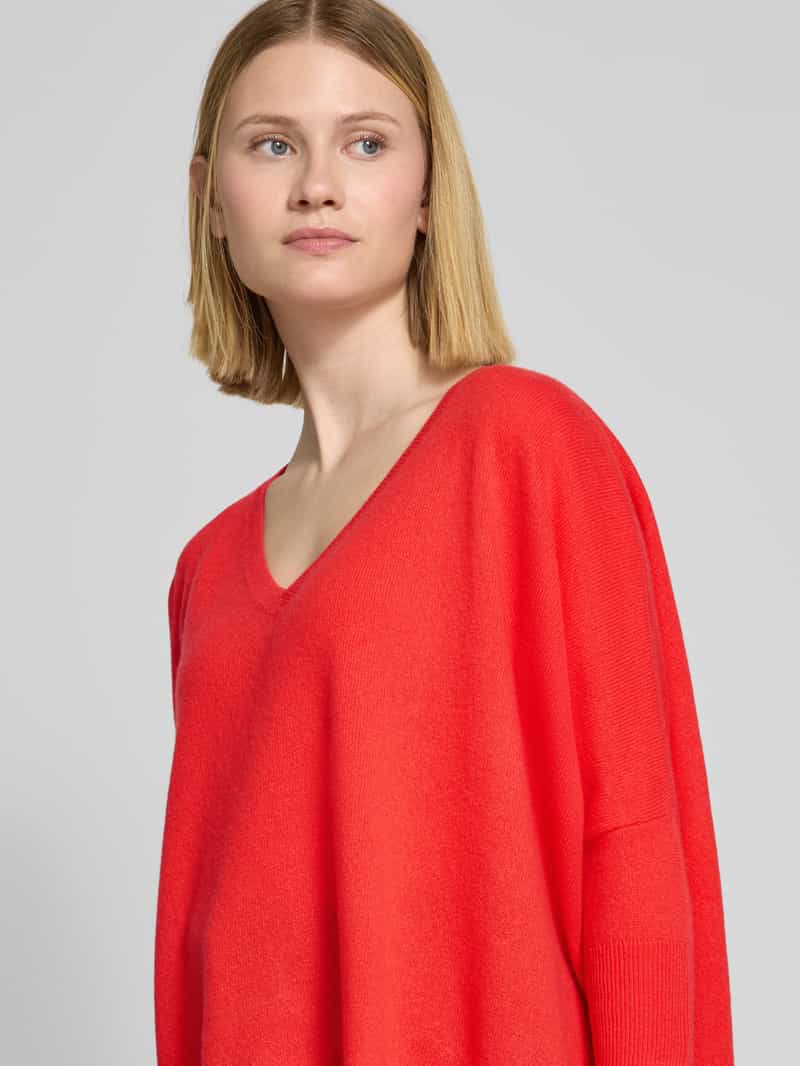 Kujten Oversized gebreide pullover met 3 4-mouwen model 'MINIE'