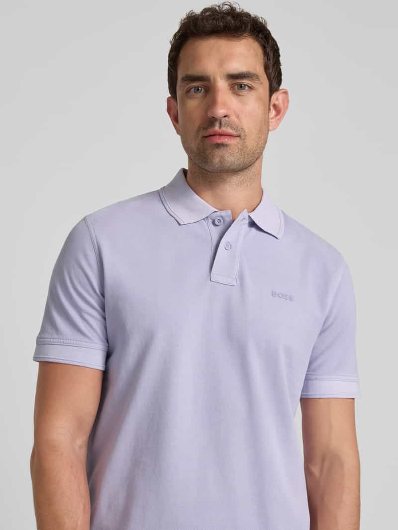 Boss Orange Poloshirt met labelprint