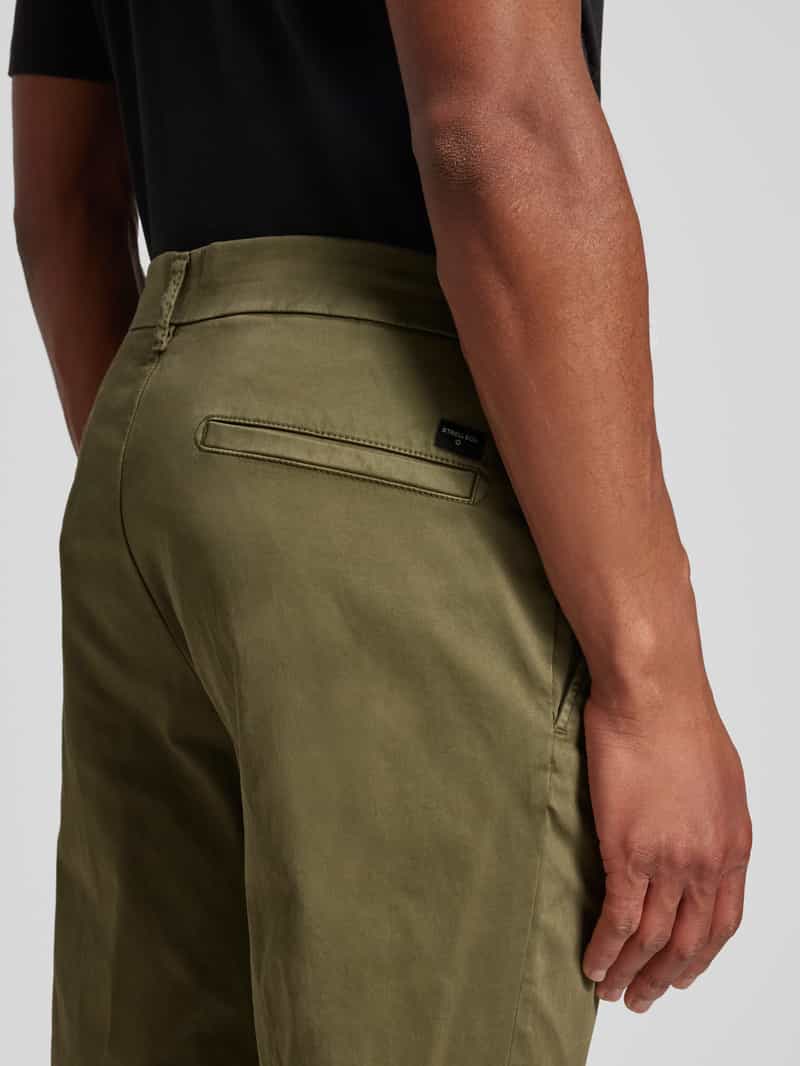 Strellson Slim fit chino met logo-applicatie model 'Tius'