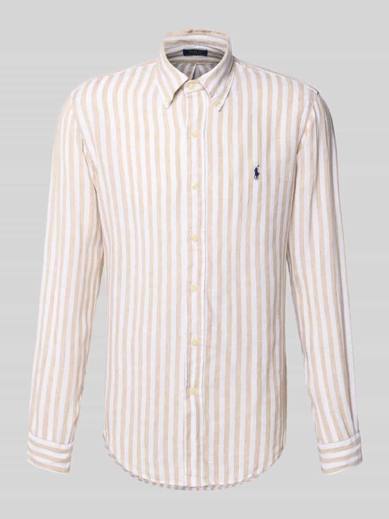 Polo Ralph Lauren Custom fit linnen overhemd met button-downkraag