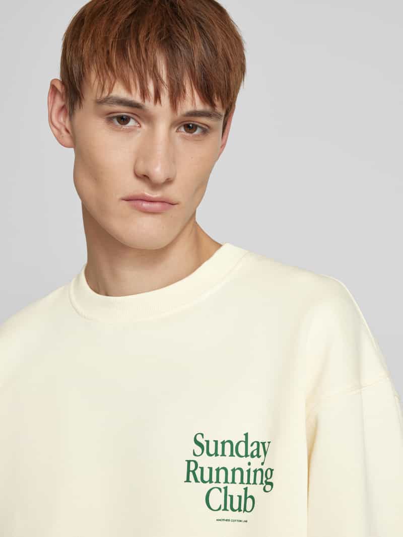 ANOTHER COTTON LAB Sweatshirt met ribboorden