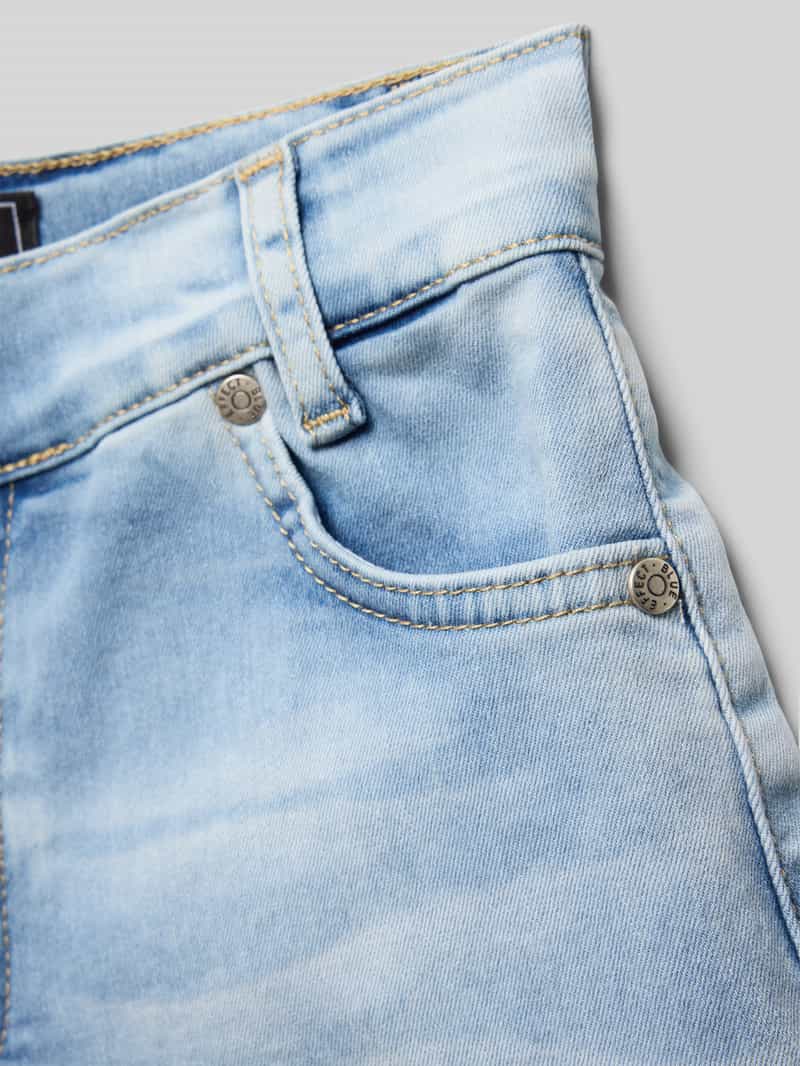Blue Effect Regular fit korte jeans met labelpatch