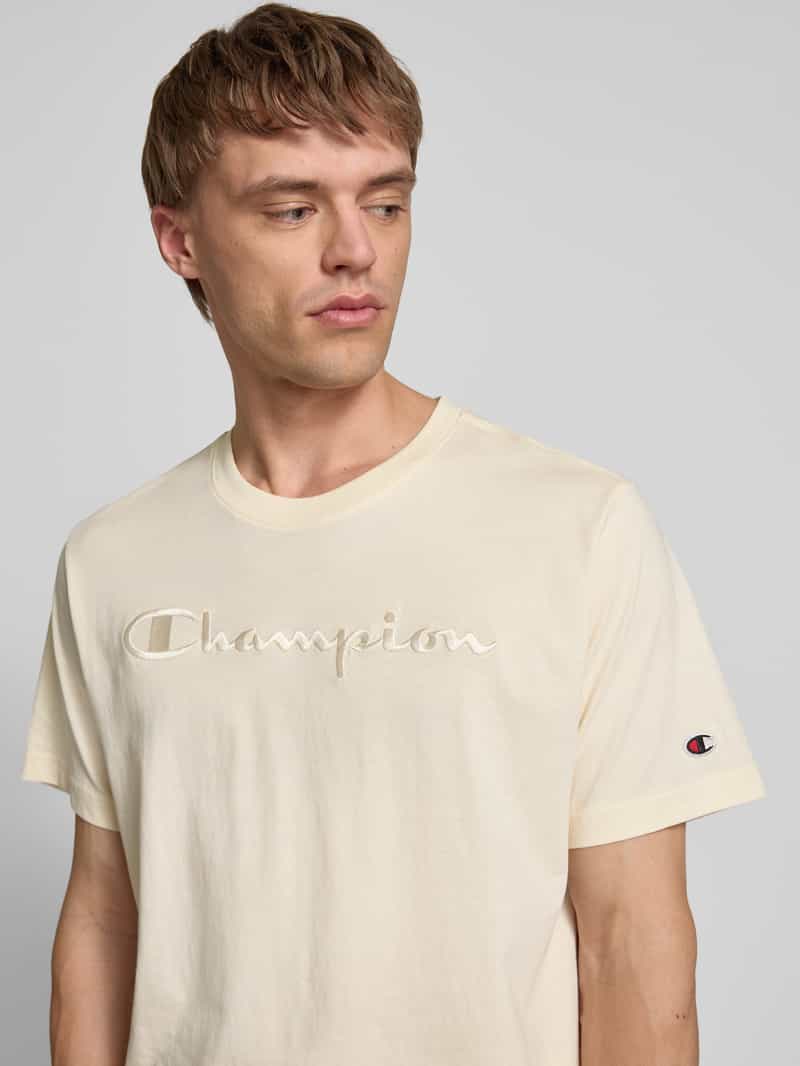 Champion T-shirt met labelstitching model 'ICONS'