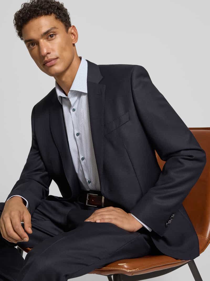 OLYMP No. Six Super slim fit zakelijk overhemd met kentkraag