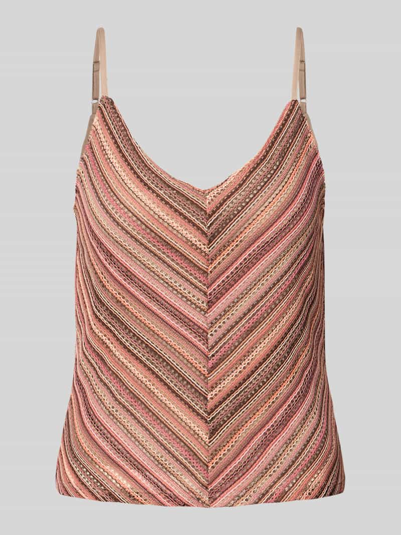 Vero Moda Regular fit top met bandjes en all-over motief model 'DEMI'