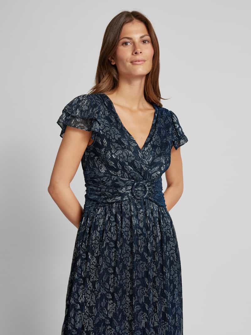 Adrianna Papell Cocktailjurk met V-hals