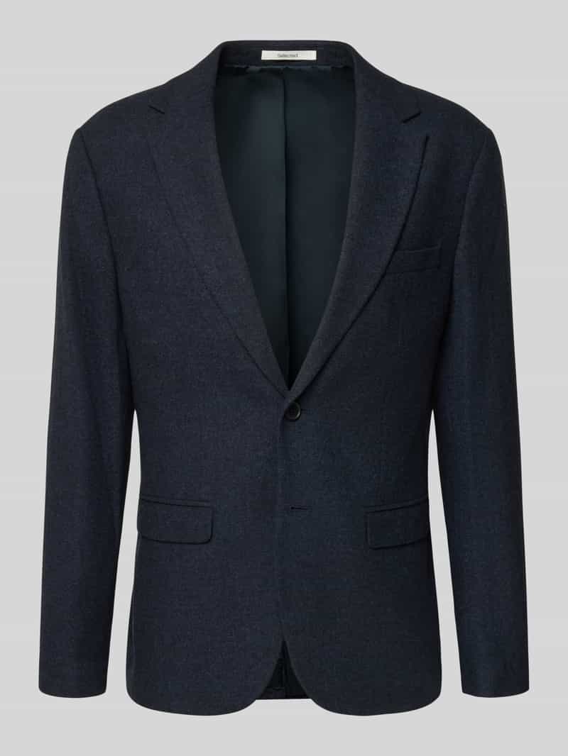 Selected Homme Slim fit colbert met wol model 'SLIM-REED WOOL'