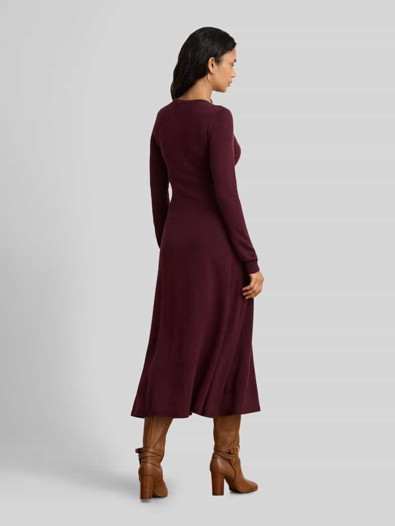 Lauren Ralph Lauren A-lijn vrijetijdsjurk van pure wol model 'VORLEY'
