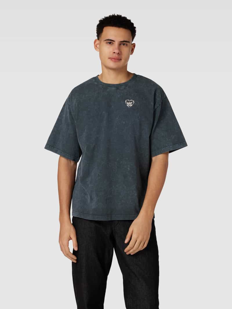 T-shirt met ronde hals en korte mouwen No Bystanders