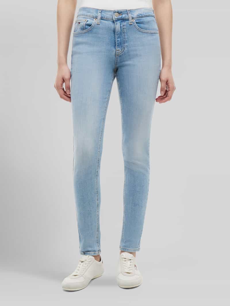 Tommy Jeans skinny fit jeans van katoenmix model 'NORA'