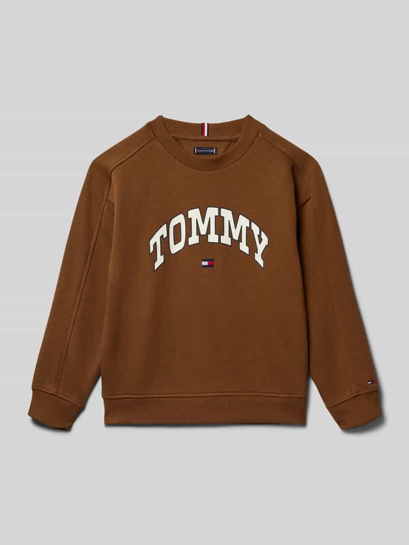 Tommy Hilfiger Kids Regular fit sweatshirt van katoenmix