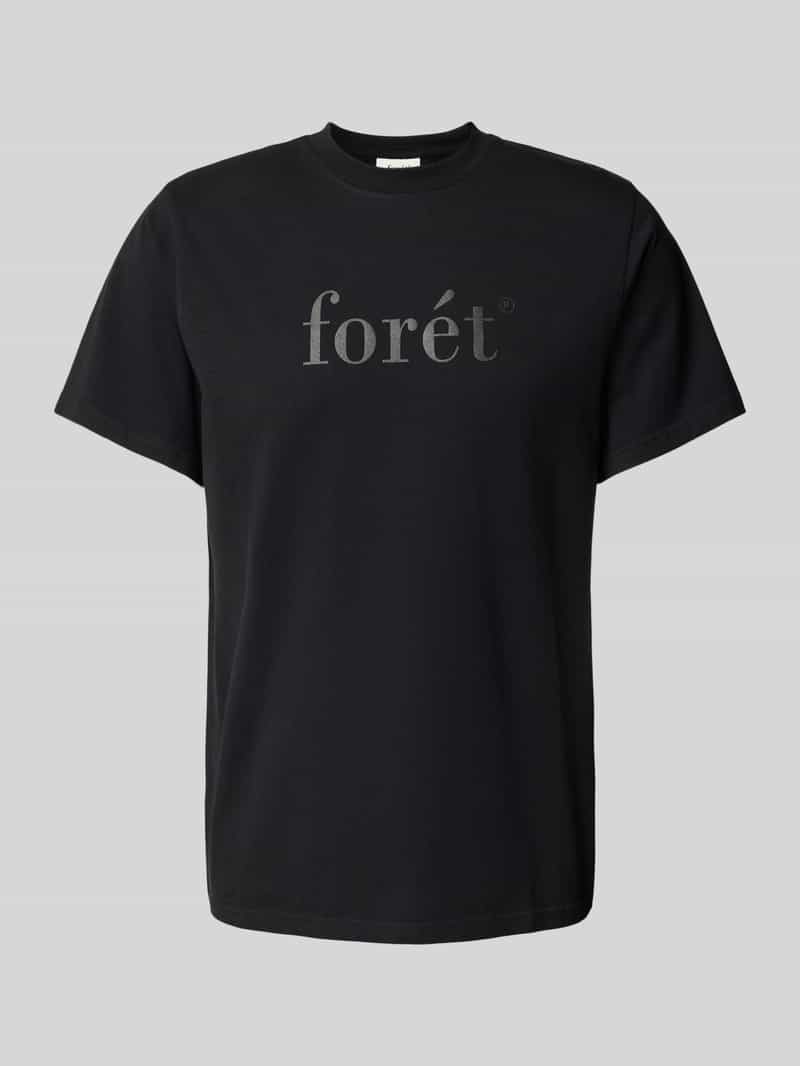 Forét-shirt met labelprint model 'AMBER'