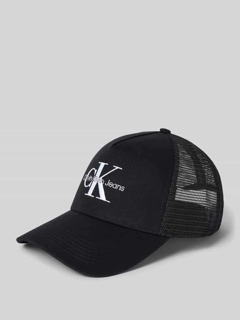 CK Calvin Klein Baseballpet met labelstitching