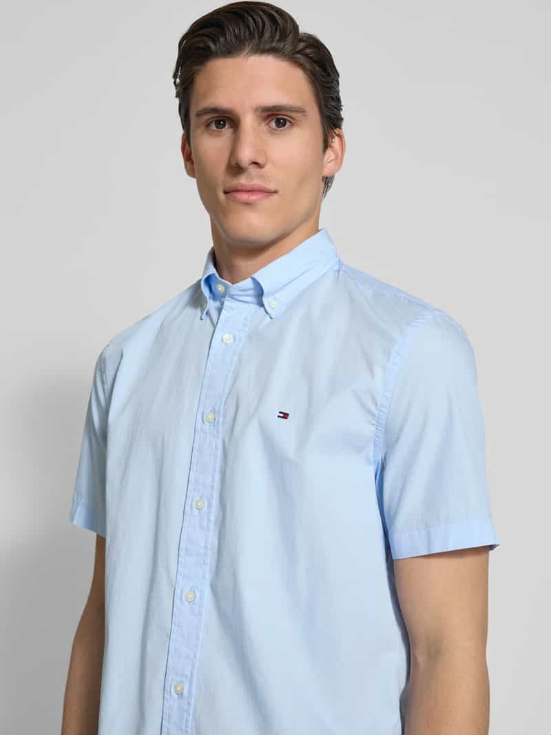 Tommy Hilfiger Regular fit vrijetijdsoverhemd met korte mouwen model 'FLEX'