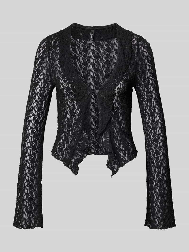 Slim fit cardigan met katoenanteel model 'ODINE'